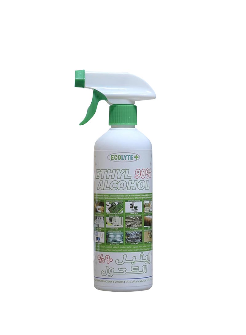 ECOLYTE+ رذاذ مطهر ECOLYTE+ كحول إيثيلي 90% - 500 مل - Image 1